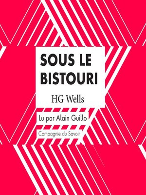 cover image of Sous le Bistouri